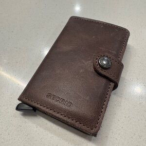 Secrid Brown Leather Key & Card Holder
